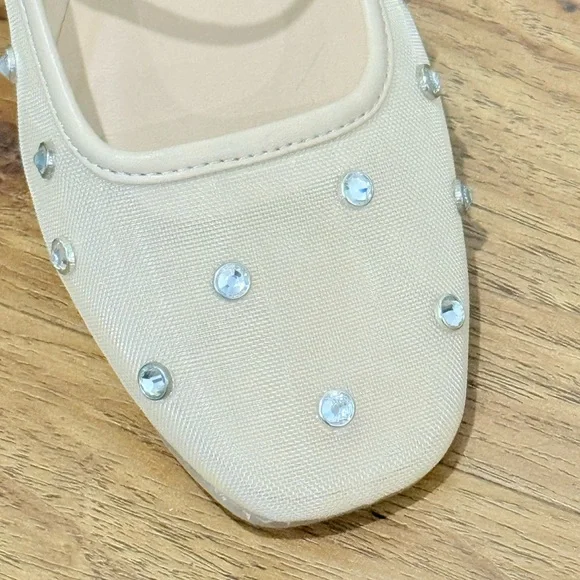 Wild Fable - Elsa Rhinestone Mary Jane Ballet Flats - Picture 2 of 6